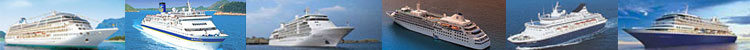Just some of the ships on which Bob Howe has entertained...