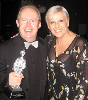 Bob Howe with presenter Susie Elelman