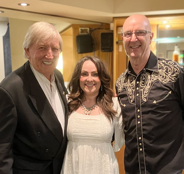 ROLAND, WYNONAH and drummer MAURICE REBECCHI